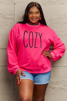 Simply Love Full Size COZY Graphic Sweatshirt Trendsi