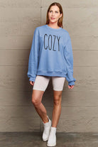 Simply Love Full Size COZY Graphic Sweatshirt Trendsi