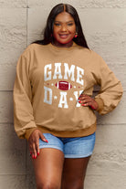 Simply Love Full Size GAME DAY Graphic Sweatshirt Trendsi