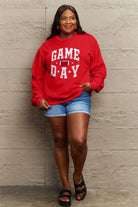 Simply Love Full Size GAME DAY Graphic Sweatshirt Trendsi