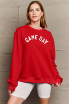 Simply Love Full Size GAME DAY Graphic Sweatshirt Trendsi