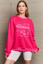 Simply Love Full Size GINGERBREAD Long Sleeve Sweatshirt Trendsi