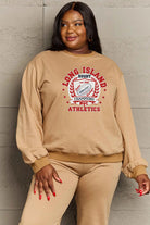 Simply Love Full Size Graphic Dropped Shoulder Sweatshirt Trendsi