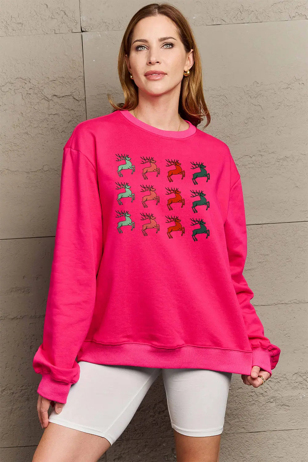 Simply Love Full Size Graphic Long Sleeve Sweatshirt Trendsi