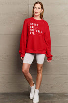 Simply Love Full Size Graphic Round Neck Sweatshirt Trendsi