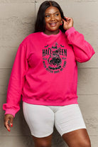 Simply Love Full Size Graphic Round Neck Sweatshirt Trendsi