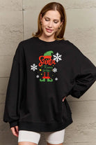 Simply Love Full Size Graphic Round Neck Sweatshirt Trendsi