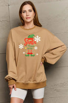 Simply Love Full Size Graphic Round Neck Sweatshirt Trendsi