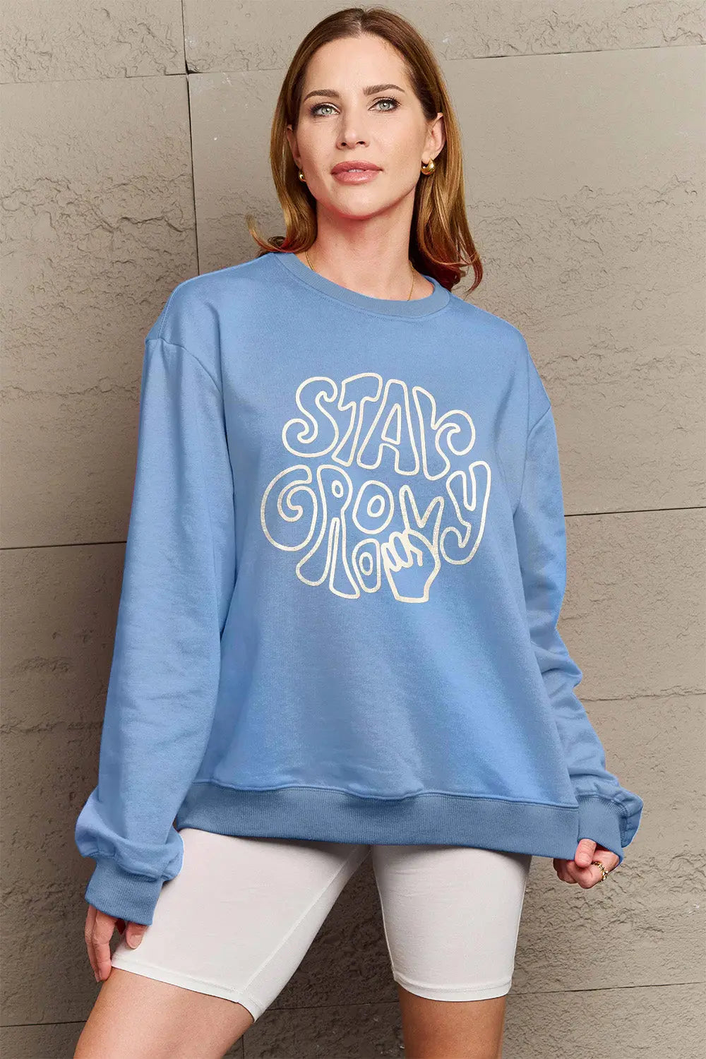 Simply Love Full Size Graphic Sweatshirt Trendsi