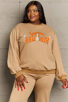 Simply Love Full Size HALLOWEEN TRICK OR TREAT Graphic Sweatshirt Trendsi