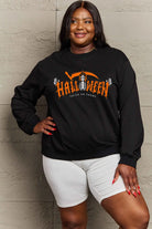 Simply Love Full Size HALLOWEEN TRICK OR TREAT Graphic Sweatshirt Trendsi