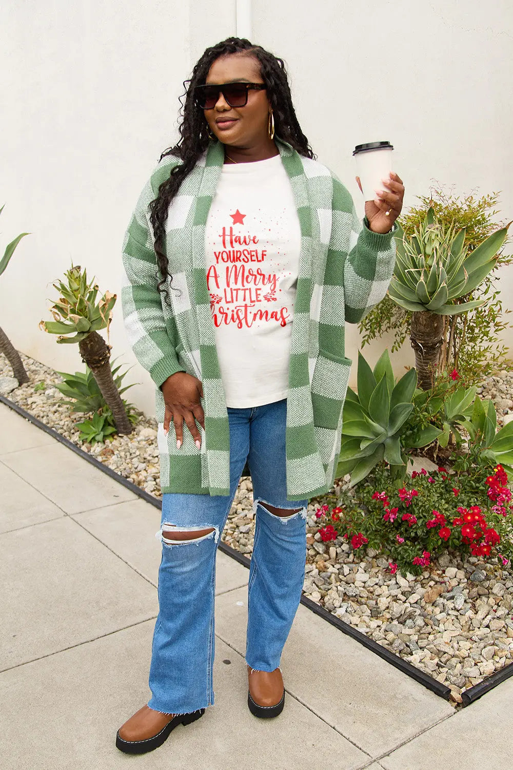 Simply Love Full Size HAVE YOURSELF A MERRY LITTLE CHRISTMAS T-Shirt Trendsi