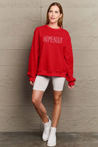 Simply Love Full Size HOMEBODY Graphic Sweatshirt Trendsi