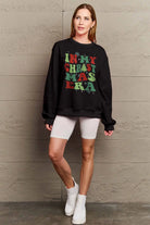 Simply Love Full Size IN MY CHRISTMAS ERA Long Sleeve Sweatshirt Trendsi