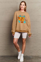 Simply Love Full Size IT'S ALL GRAVY BABY Long Sleeve Sweatshirt Trendsi