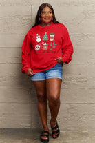 Simply Love Full Size JINGLE ALL THE WAY Long Sleeve Sweatshirt Trendsi