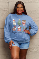 Simply Love Full Size JINGLE ALL THE WAY Long Sleeve Sweatshirt Trendsi