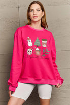 Simply Love Full Size JINGLE ALL THE WAY Long Sleeve Sweatshirt Trendsi