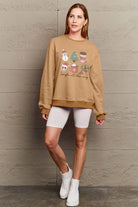 Simply Love Full Size JINGLE ALL THE WAY Long Sleeve Sweatshirt Trendsi