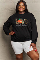 Simply Love Full Size LOVE FALL Y'ALL Graphic Sweatshirt Trendsi