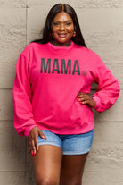 Simply Love Full Size MAMA Graphic Long Sleeve Sweatshirt Trendsi