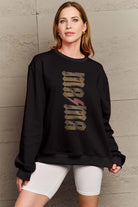 Simply Love Full Size MAMA Round Neck Sweatshirt Trendsi