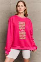 Simply Love Full Size MAMA Round Neck Sweatshirt Trendsi