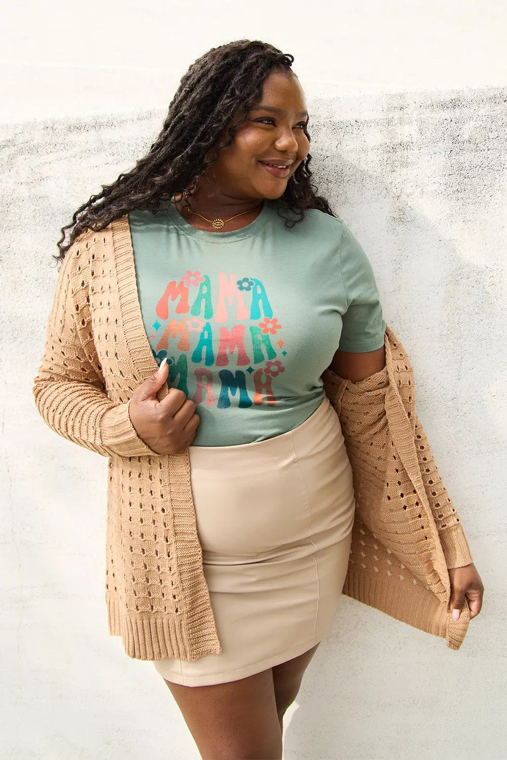 Simply Love Full Size MAMA Round Neck T-Shirt Trendsi