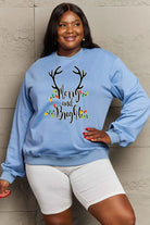 Simply Love Full Size MERRY AND BRIGHT Graphic Sweatshirt Trendsi