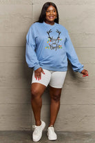 Simply Love Full Size MERRY AND BRIGHT Graphic Sweatshirt Trendsi