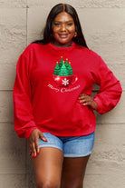 Simply Love Full Size MERRY CHRISTMAS Graphic Sweatshirt Trendsi