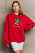 Simply Love Full Size MERRY CHRISTMAS Graphic Sweatshirt Trendsi