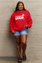 Simply Love Full Size MERRY CHRISTMAS Long Sleeve Sweatshirt Trendsi