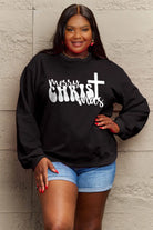 Simply Love Full Size MERRY CHRISTMAS Long Sleeve Sweatshirt Trendsi