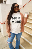 Simply Love Full Size MOM MODE Short Sleeve T-Shirt Trendsi