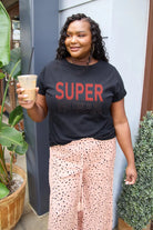 Simply Love Full Size SUPERWOMAN Short Sleeve T-Shirt Trendsi