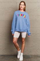 Simply Love Full Size THANKFUL Graphic Sweatshirt Trendsi