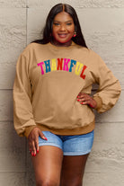 Simply Love Full Size THANKFUL Graphic Sweatshirt Trendsi