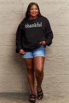 Simply Love Full Size THANKFUL Graphic Sweatshirt Trendsi