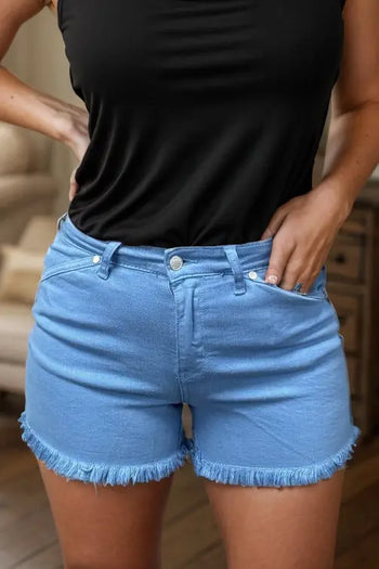 Sky Blue Judy Blue Shorts JB Boutique Simplified