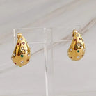 So Chic Jeweled Teardrop Earrings Ellison and Young