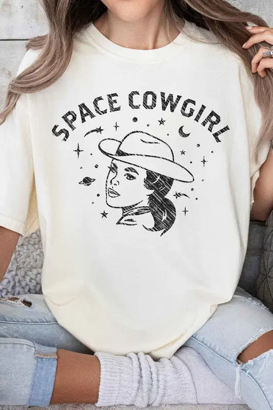 Space Cowgirl Western Country Graphic Tee ALPHIA