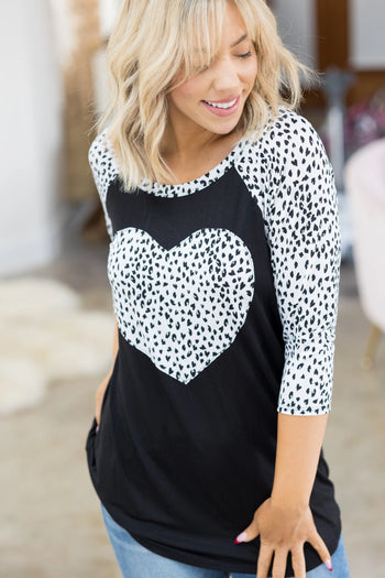 Spots of Love Raglan Boutique Simplified