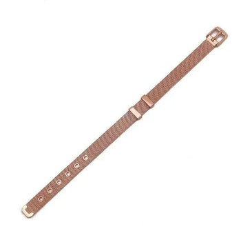 Stainless Steel Slider Bracelet -Rose Gold |   |  Casual Chic Boutique