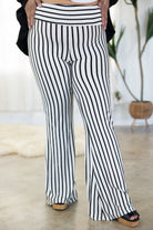 Stay Between The Lines - Flare Pants Boutique Simplified