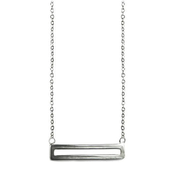 Sterling Silver Parallel Necklace |   |  Casual Chic Boutique