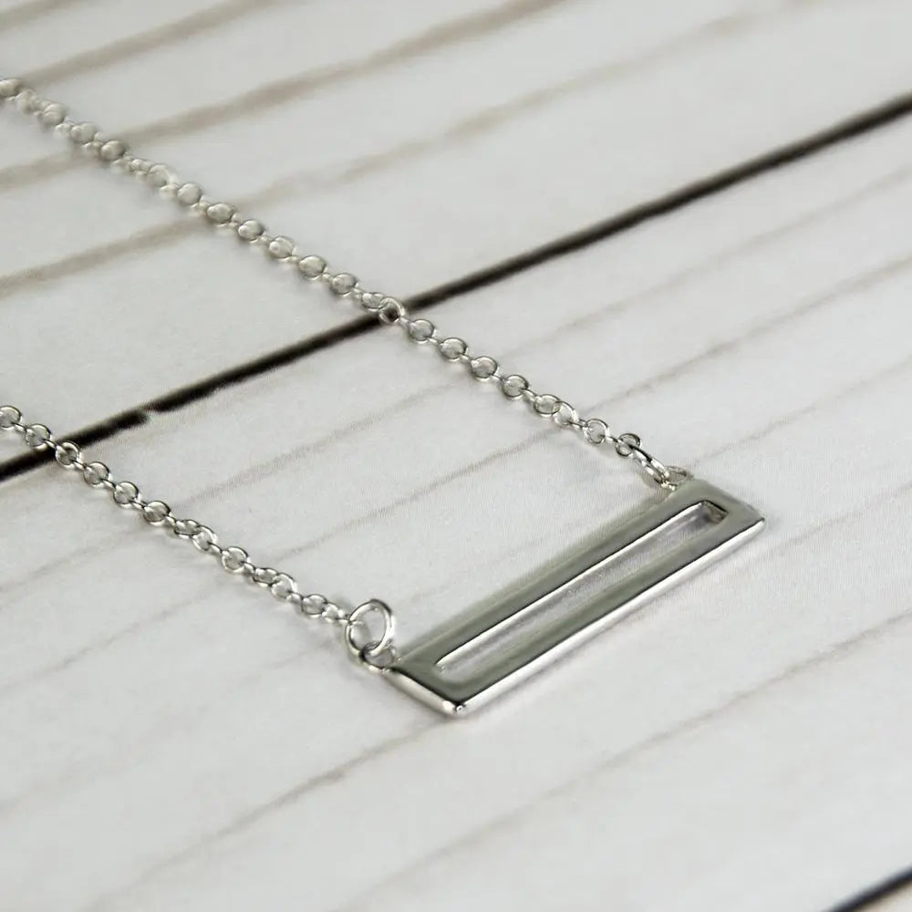 Sterling Silver Parallel Necklace |   |  Casual Chic Boutique