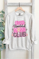 Stimulated Moms Club Graphic Fleece Sweatshirts Color Bear