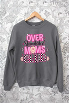 Stimulated Moms Club Graphic Fleece Sweatshirts Color Bear