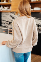 String Me Along Pearl Accent Sweater Ave Shops